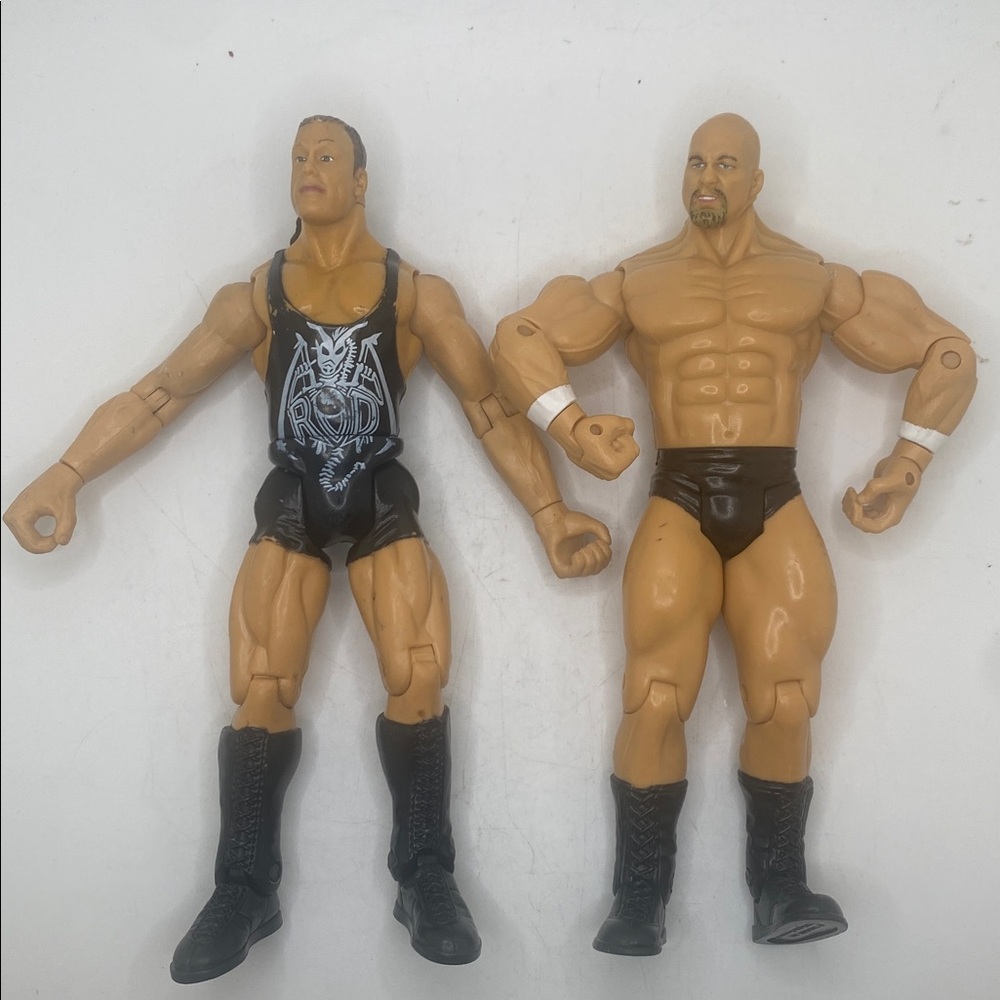 Lot of seven iconic wrestling action figures from the Jakks Pacific era, - Picture 10 of 14